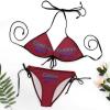 Custom Bathing Suit Personalized Swimsuits with Face Customized Bikini for Beach Swimming Pool Cardinal L view 4