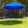 NineFit Basics Trampoline Cover, 6-14 Ft Easy to Install Trampoline Protective Cover Waterproof, Tearproof and UV Resistant Weather for Round Trampolines and Round Swimming Pool view 2