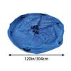 NineFit Basics Trampoline Cover, 6-14 Ft Easy to Install Trampoline Protective Cover Waterproof, Tearproof and UV Resistant Weather for Round Trampolines and Round Swimming Pool, 11 feet view 2