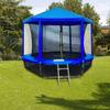 NineFit Basics Trampoline Cover, 6-14 Ft Easy to Install Trampoline Protective Cover Waterproof, Tearproof and UV Resistant Weather for Round Trampolines and Round Swimming Pool, 11 feet view 4