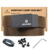 2ND AMEN Brown Tactical Belt for Men - Military Hiking Nylon Gun Belt, Perfect Battle Belt for Men & Women, 1.38" EDC Belt for Everyday Use, Ultimate 620D Cut to Size Gun Belts for Men view 1