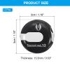 PATIKIL Golf Score Counter, 2 Pack Mini Golf Shot Stroke Attachment Counter Clicker Clip for Golfers Glove Bag Hat, Black White view 2