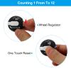 PATIKIL Golf Score Counter, 2 Pack Mini Golf Shot Stroke Attachment Counter Clicker Clip for Golfers Glove Bag Hat, Black White view 3