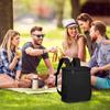Backpack Cooler for Women,Backpack Cooler Backpack Insulated Leak Proof for Women Men Beach Camping Picnic Fishing Hiking Lunch Backpack Waterproof Cooler Black, Standard view 3