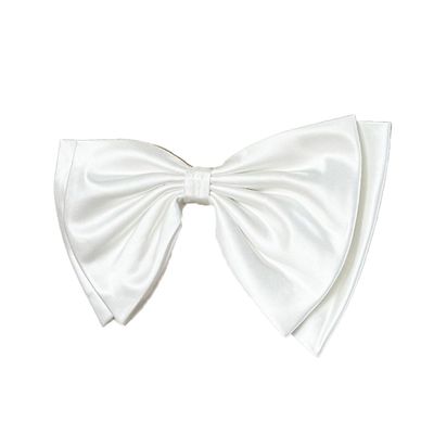 saqulopr Add on Bow for Wedding Dress Decoration Detachable Satin Bowknot (Green-one layer)