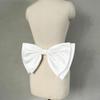 saqulopr Add on Bow for Wedding Dress Decoration Detachable Satin Bowknot (Green-one layer) view 2