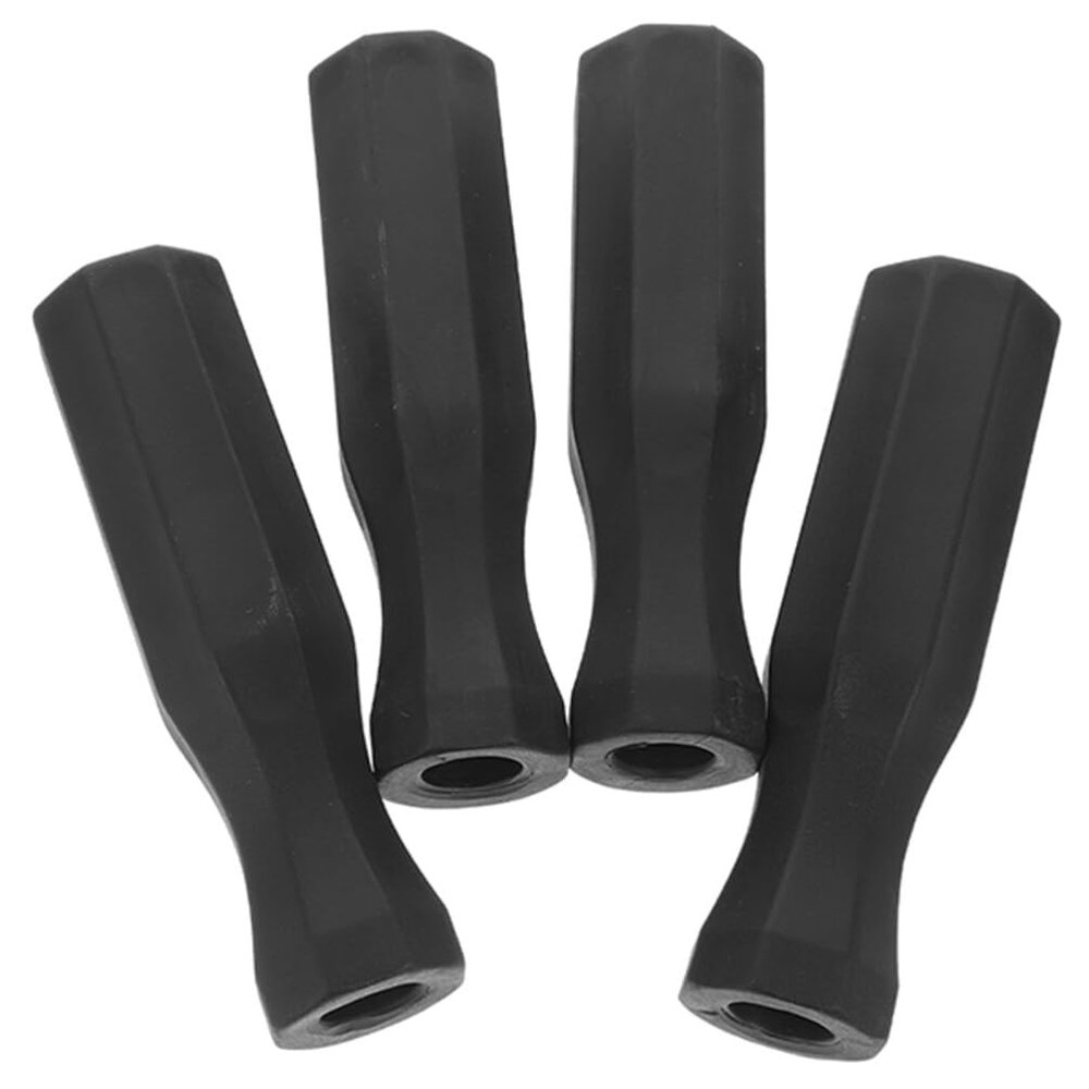 POPETPOP 4pcs Nonskid Foosball Table Handles Lightweight Grips for Soccer Table Replacement Parts Ergonomic Design for Comfortable
