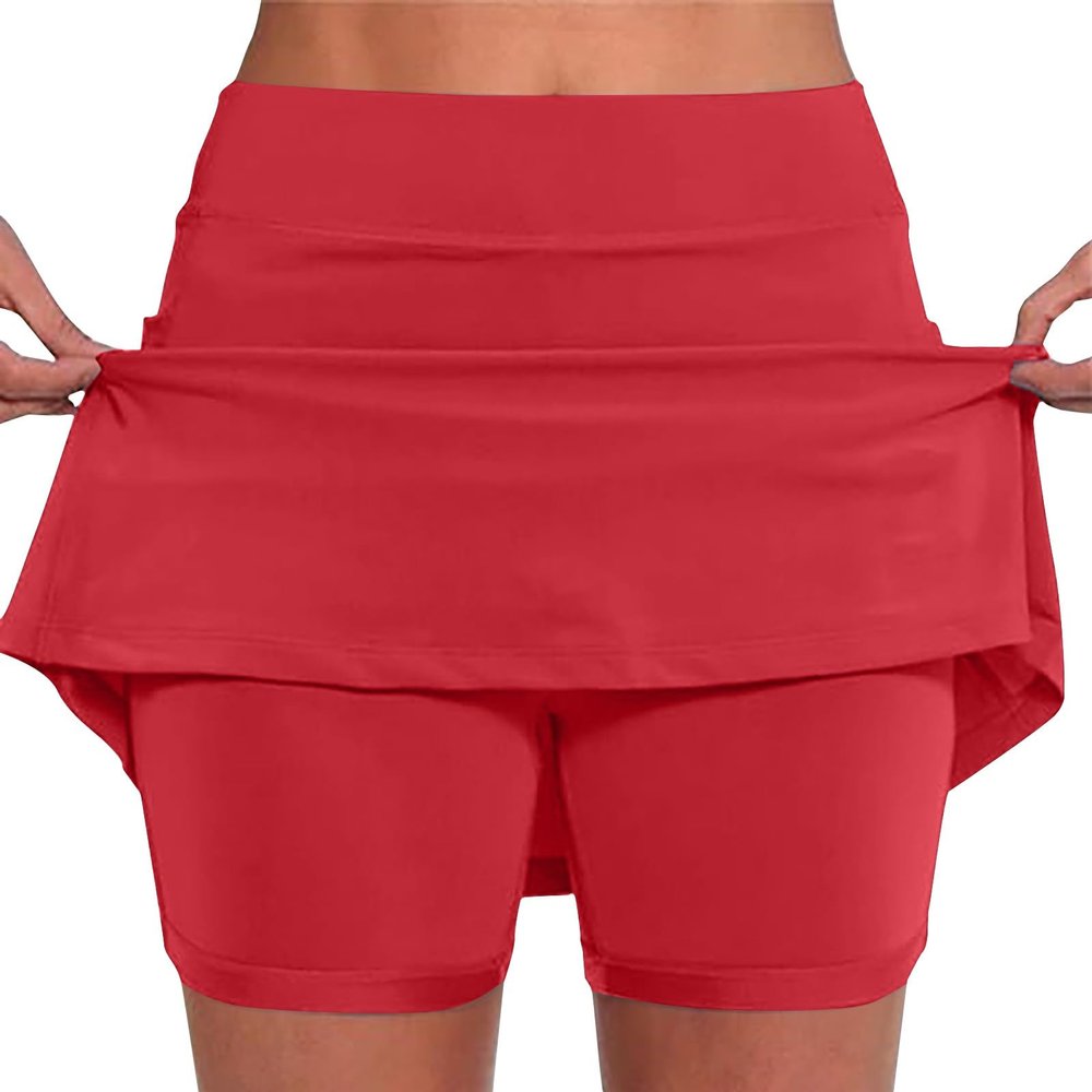 KICILVS Tennis Skirts for Women with Shorts Stretch Sports Gym Skorts Casual Running Skirt Workout High Waist Summer Shorts
