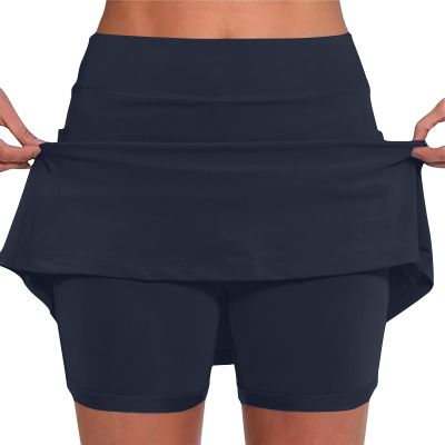 KICILVS Tennis Skirts for Women with Shorts Stretch Sports Gym Skorts Casual Running Skirt Workout High Waist Summer Shorts