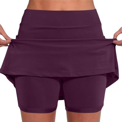 KICILVS Tennis Skirts for Women with Shorts Stretch Sports Gym Skorts Casual Running Skirt Workout High Waist Summer Shorts