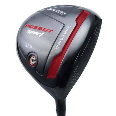 POSSOT Golf Driver Right Handed 470cc Super Lightweight Titanium Driver 10.5 Graphite Senior Red/Gloss Enable Straight Shot or Controlled Cut