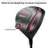 POSSOT Golf Driver Right Handed 470cc Super Lightweight Titanium Driver 10.5 Graphite Senior Red/Gloss Enable Straight Shot or Controlled Cut view 2