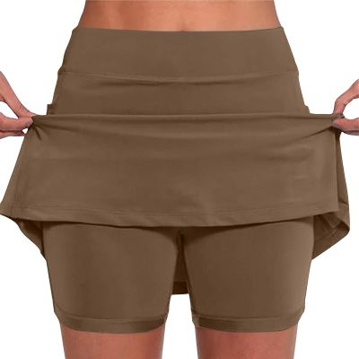 KICILVS Tennis Skirts for Women with Shorts Stretch Sports Gym Skorts Casual Running Skirt Workout High Waist Summer Shorts