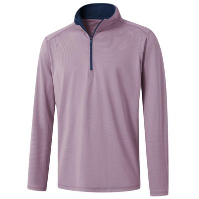 MAELREG Mens Quarter Zip Pullover Long Sleeve Moisture Wicking Heather 1/4 Zip Golf Pullover Sweatshirt for Men