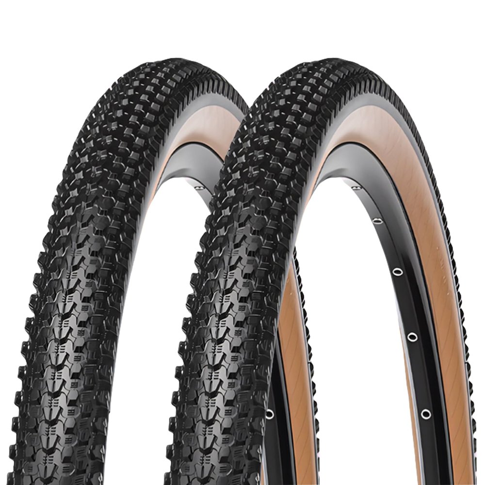 26 x 2.10 Mountain Bike Tire Pair:Replacement Bike Tires 60 TPI 27.5 x 1.95/2.1/2.25, 29 x 2.1/2.25 Inch Compatible with MTB or Off Road Bicycle Pack of 2