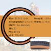 26 x 2.10 Mountain Bike Tire Pair:Replacement Bike Tires 60 TPI 27.5 x 1.95/2.1/2.25, 29 x 2.1/2.25 Inch Compatible with MTB or Off Road Bicycle Pack of 2 view 3