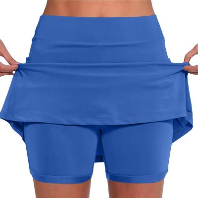 KICILVS Tennis Skirts for Women with Shorts Stretch Sports Gym Skorts Casual Running Skirt Workout High Waist Summer Shorts