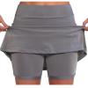 KICILVS Tennis Skirts for Women with Shorts Stretch Sports Gym Skorts Casual Running Skirt Workout High Waist Summer Shorts view 1