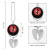 Pole Fitness Dance Car Rear View Mirror Charms Universal Vehicle Pendant Hanging Ornament for Interior Decor Silver-Style view 2