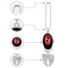 Pole Fitness Dance Car Rear View Mirror Charms Universal Vehicle Pendant Hanging Ornament for Interior Decor Silver-Style view 3