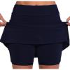 KICILVS Tennis Skirts for Women with Shorts Stretch Sports Gym Skorts Casual Running Skirt Workout High Waist Summer Shorts view 1