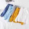 NineFit Basics School Uniforms for Boys Long Sleeve Polo Shirt Toddler Baby Boys Back to School Shirt Button up (Yellow, 2-3 Years) view 4