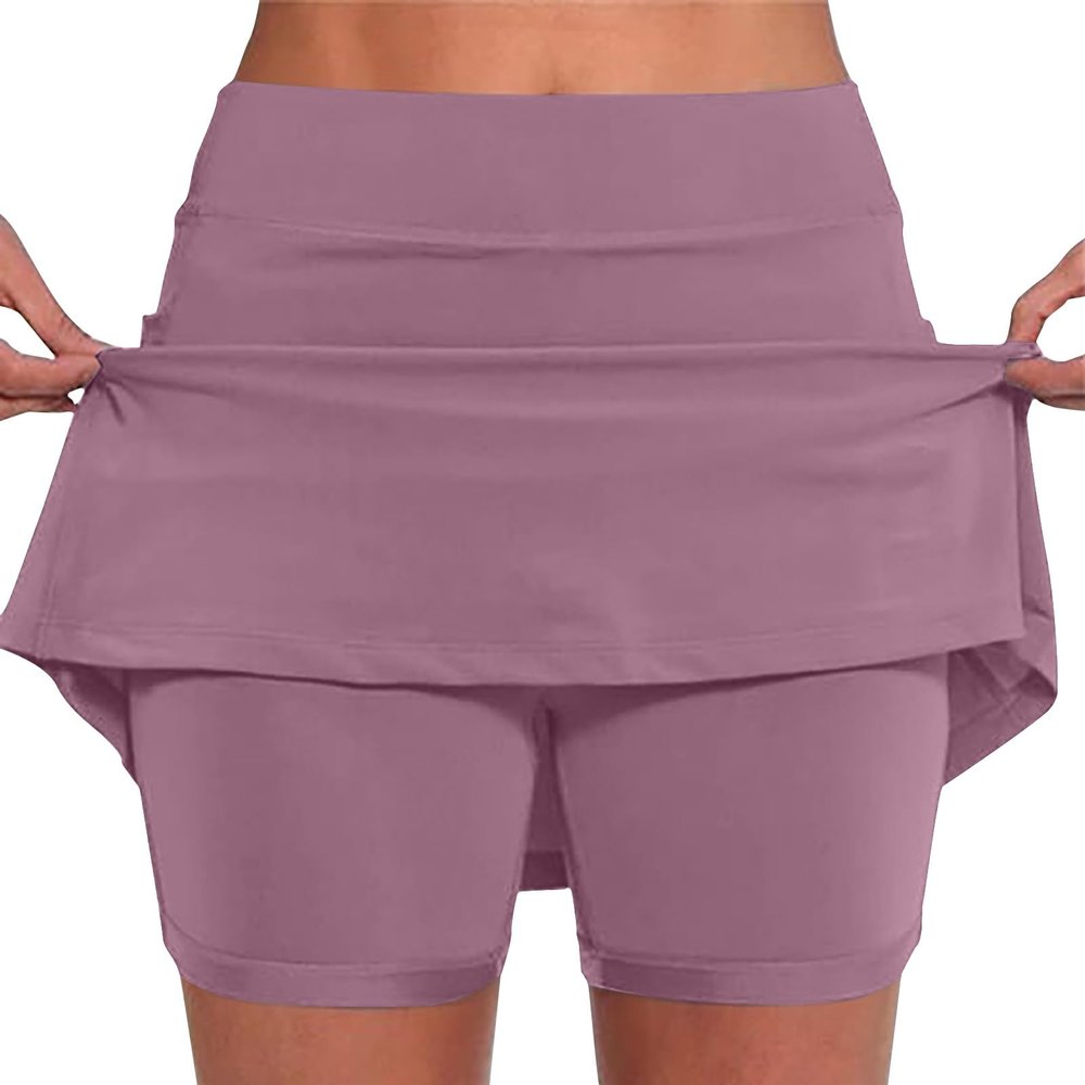 KICILVS Tennis Skirts for Women with Shorts Stretch Sports Gym Skorts Casual Running Skirt Workout High Waist Summer Shorts