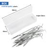 ZHUOCE 10PCS 5.7'' Fishing Darts for Sling Shot Stainless Steel Slingshot Fishing Arrows with 5 Fishing Rubber Bands and 1 Box view 3