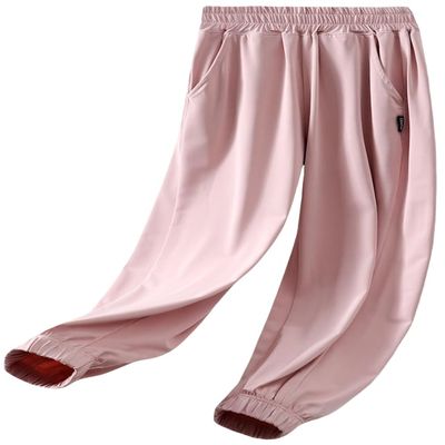 BGMINGYI Little Boys Hiking Cargo Casual Long Pants UPF 50+ Kids Youth Quick Dry Outdoor Camping Letter Trousers (US, Age, 12 Years, 13 Years, Pink)