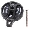 Road Bike Fork Lock Cap Switch Kit, Manual Lockout Assembly For SR for SUNTOUR, ABS Material, Black/Red Color(Black) view 1