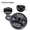 Road Bike Fork Lock Cap Switch Kit, Manual Lockout Assembly For SR for SUNTOUR, ABS Material, Black/Red Color(Black) view 3