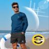 NORTHYARD Men's Sun Shirts Long Sleeve UPF 50+ Swim Running Fishing Hiking view 3