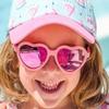 SJBNCai Baby Sunglasses Flexible Polarized Heart Shaped Sunglasses with Strap for Toddler Newborn Infant Ages 0-24 Months view 2