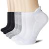 CS CELERSPORT Ankle Athletic Running Socks Low Cut Sport Tab Sock for Men and Women (6 Pairs), Large, White+Grey+Black view 1