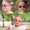 SJBNCai Baby Sunglasses Flexible Polarized Heart Shaped Sunglasses with Strap for Toddler Newborn Infant Ages 0-24 Months view 3