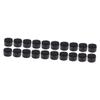 Milisten 2sets Racket Grip Overgrip Absorbent Slip for Sports Badminton Tennis 10pcs*2 view 1
