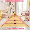 MARFULA Kip Bar Folding Gymnastic Bar with 5 FT Base Length 9 Height Levels Gymnastic Training Bar for Girls and Boys Between 3-9 Years Old at Home and Club Use view 3