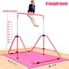 MARFULA Kip Bar Folding Gymnastic Bar with 5 FT Base Length 9 Height Levels Gymnastic Training Bar for Girls and Boys Between 3-9 Years Old at Home and Club Use view 4