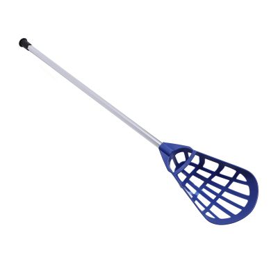 HOHXFYP Beginners Lacrosse Stick, Long Pole Lacrosse Stick with Mesh Pocket, Lightweight Aluminum Alloy Lacrosse Complete Sticks for Skill Development,Practice, Blue