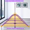 MARFULA Kip Bar Folding Gymnastic Bar with 5 FT Base Length 9 Height Levels Gymnastic Training Bar for Girls and Boys Between 3-9 Years Old at Home and Club Use view 3