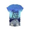 NineFit Basics Paris is Always A Good Idea T-Shirt Paris is Always A Good Idea Shirt V Neck Travel Tshirts for Women Short Sleeve Casual Loose Tshirt Ocean, X-Large view 1