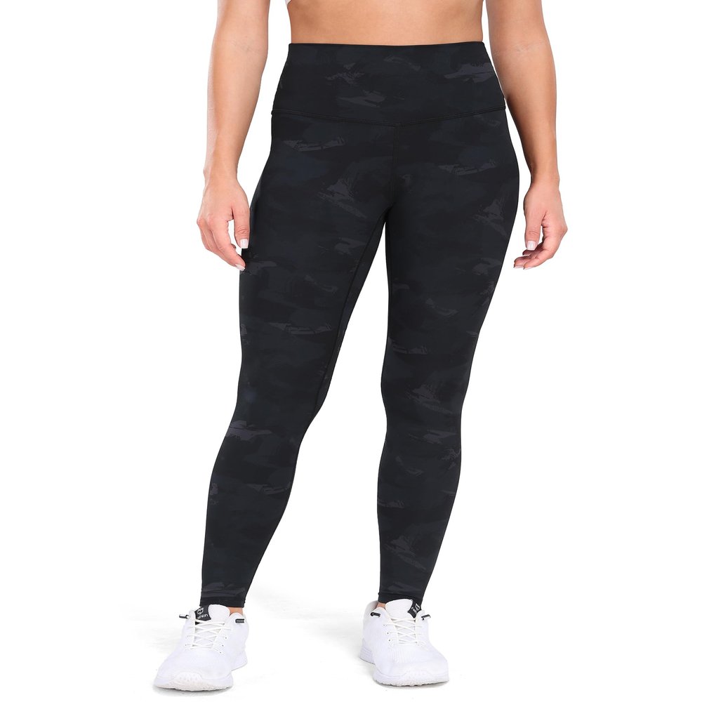 Colorfulkoala Women's High Waisted Tummy Control Workout Leggings Full Length Ultra Soft Yoga Pants 28" Pattern Leggings (S, Splinter Camo)