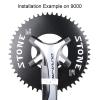DJC Components AL7075 Chainring Decor Bolt Covers for 105 R7000 R8000 R7100 R8100 R9100 R9200 FC-5800 6800 9000 4 Bolt Road Bike Crank Caps Screws Repair Parts (Bolts Covers for R7100) view 4