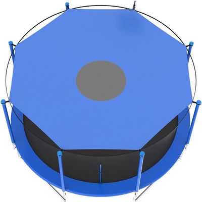 Frewqy Trampoline Sunshade Cover, Trampoline Tent Cover, 8ft 10ft 12ft 14ft 16ft Sun-Protection Trampolines Canopy, Anti-Uv Trampolines Sunshade Accessories for Outdoor Playground(Color:10FT)