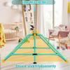 MARFULA Kip Bar Folding Gymnastic Bar with 5 FT Base Length 9 Height Levels Gymnastic Training Bar for Girls and Boys Between 3-9 Years Old at Home and Club Use view 3