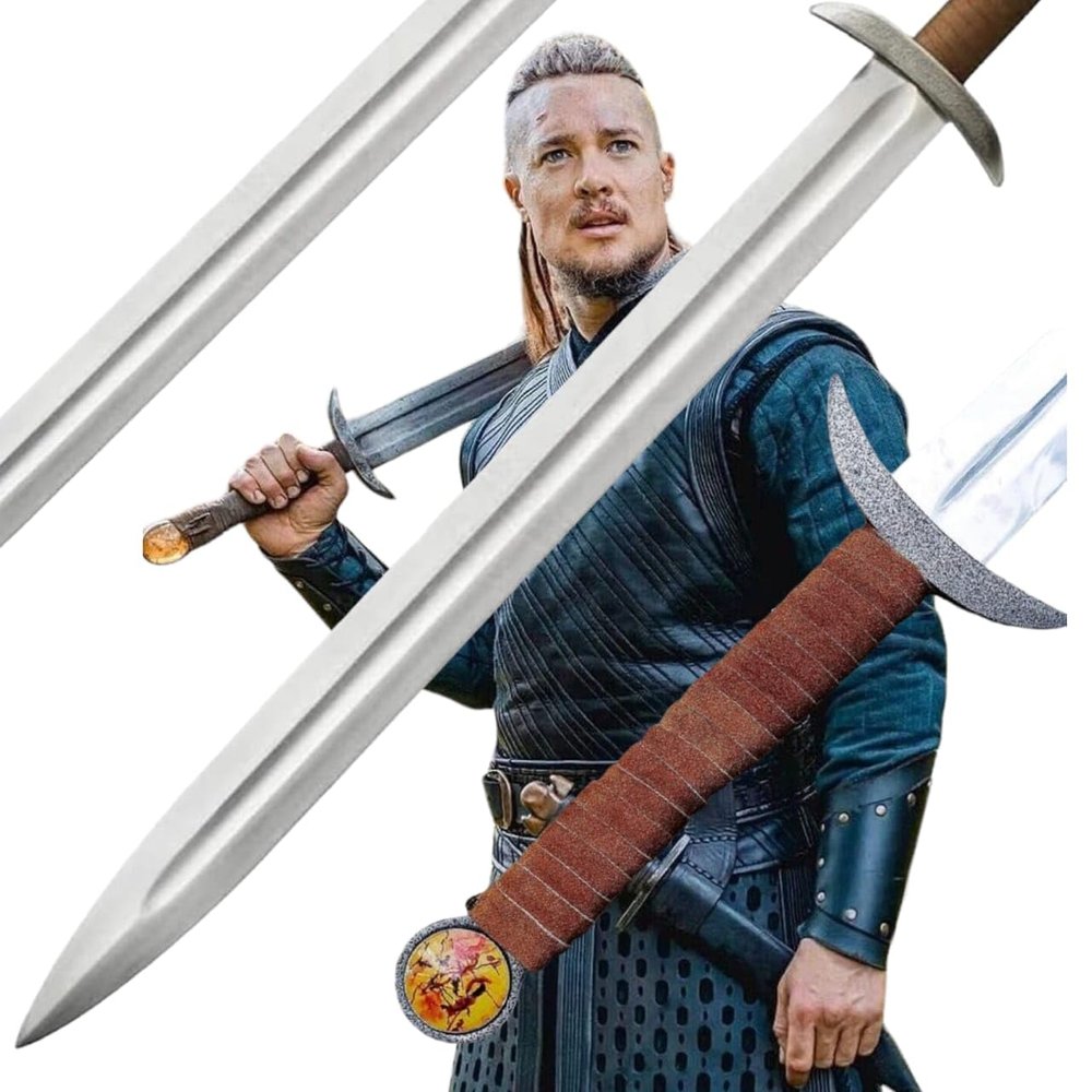 Viking Cutlery Handmade Viking King Serpent-Breath Sword of Uhetred | The L.S.T Kingdom Viking Sword Norse Replica Viking Sword | Best Gift for Men