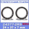 DUKUTS 24377 Hybrid Ceramic Bearing 24 * 37 * 7mm (2 PCS) Bicycle Hub 24377RS Si3N4 Ball Bearings 24377-2RS MR24377 H7 2RS view 2