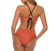 Personalized Women's Bikini Set,Funny Custom Bride Swimsuits,Bikini Swimwear for Summer Holiday Beach Bachelorette Party Orange 2XL view 4
