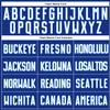 Mens Soccer Jersey Sets Blue White, Custom Football Team Uniforms with Name Number Logo Print Front and Back, Personalized Sports T-Shirts and Shorts for Adults Youth Boys Girls Women view 4