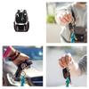 Fario Alphabet Resin Initial Letter Keychain Tassel Pendant Key Ring for Purse Handbags Women Girl Tassel Initial Letter Keychains (B) view 4